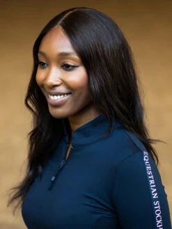 Equestrian Stockholm Power Base Layer Modern Tech Navy -Saddle Shop modern tech navy riding top ridtopp oben reiten top rijden on2