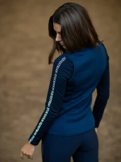 Equestrian Stockholm Vest Modern Tech Navy -Saddle Shop modern tech navy vest ridvast reiterweste bodywarmer on1