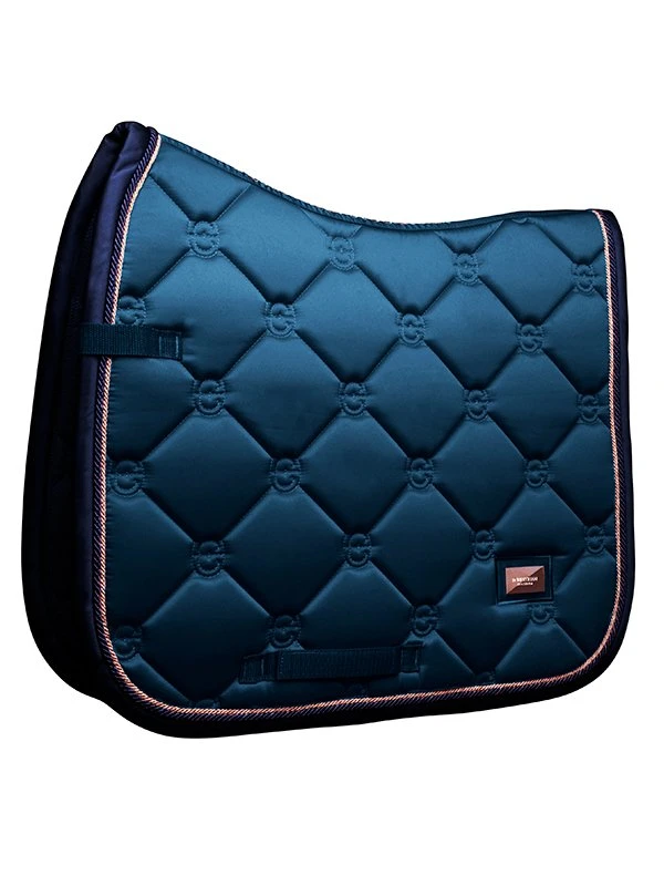 Equestrian Stockholm Dressage Saddle Pad Monaco Blue 2 Equestrian Stockholm Dressage Saddle Pad Monaco Blue - Image 2