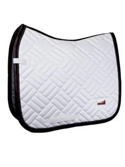 Equestrian Stockholm Modern Dressage Saddle Pad White Moonless Night -Saddle Shop moonless nights modern white dressage saddle pad cob dressyrschabrak dressurschabracke