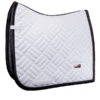 Equestrian Stockholm Modern Dressage Saddle Pad White Moonless Night