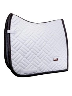 Equestrian Stockholm Modern Dressage Saddle Pad White Moonless Night