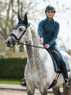 PS Of Sweden Ombré Dressage Saddle Pad Navy -Saddle Shop neptunaandnavyombre