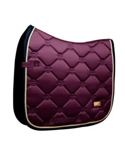 Equestrian Stockholm Dressage Saddle Pad Purple Gold -Saddle Shop purple gold cob esstockholm 1