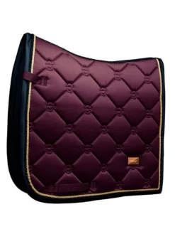 Equestrian Stockholm Dressage Saddle Pad Purple Gold -Saddle Shop purple gold dressage esstockholm 1