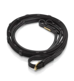 Utzon Equestrian Rolled Leather Reins - Web
