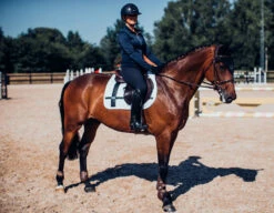 Equestrian Stockholm Jump Saddle Pad No Boundaries White 7 Equestrian Stockholm Jump Saddle Pad No Boundaries White -Saddle Shop saddle pad jump NB white 4