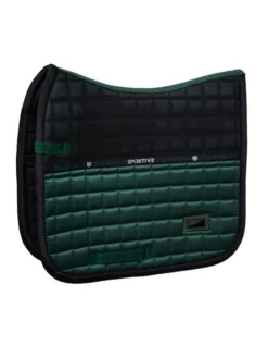Equestrian Stockholm Dressage Saddle Pad Sportive Sycamore Green -Saddle Shop sportive sycamore green dressage cob saddle paddressyrschabrak dressurschabracke dressuur zadeldekje