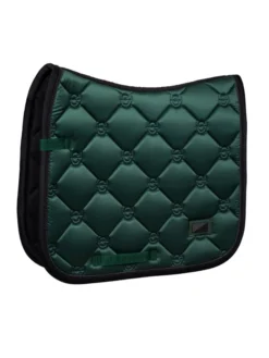 Equestrian Stockholm Dressage Saddle Pad Sycamore Green -Saddle Shop sycamore green dressage cob saddle paddressyrschabrak dressurschabracke dressuur zadeldekje 1