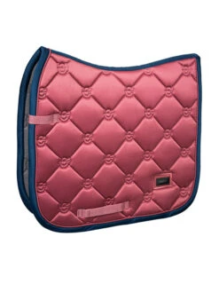 Equestrian Stockholm Dressage Saddle Pad Timeless Rose -Saddle Shop timeless rose dressage saddle pad cob dressyrschabrak dressurschabracke dressuur zadeldekje 800x600 1